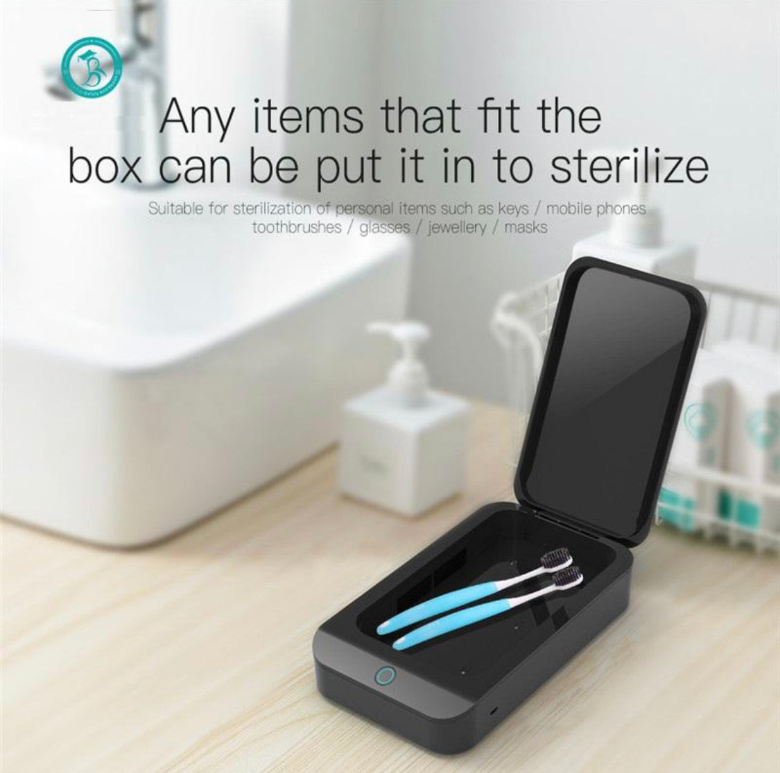 Pro UV Sanitizer Portable Smartphone Sterilizer Cleaner Case with Aromatherapy function